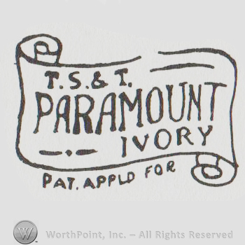 banner with T.S. & T Paramount Ivory