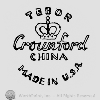 capital letters TEBOR up MADE IN USA down crown CROWNFORD CHINA middle