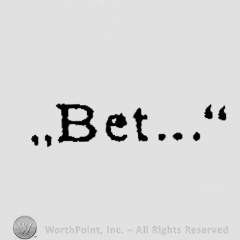 The word Bet