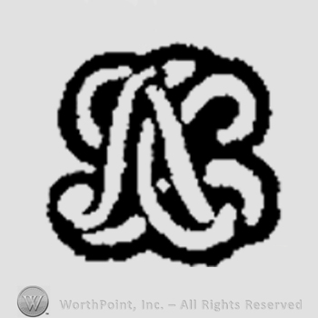 The initials A C overlapping as a monogram