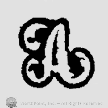 An uppercase handwritten A