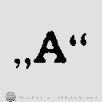 An uppercase A