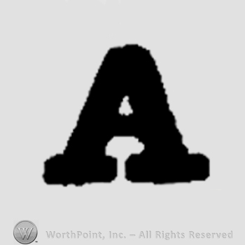An uppercase A