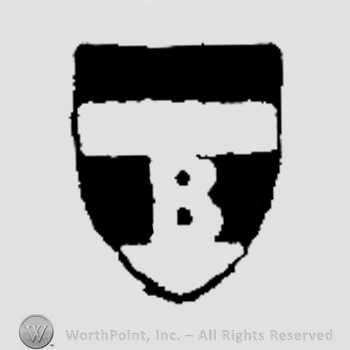 A shield with an uppercase B and two horizontal stripes