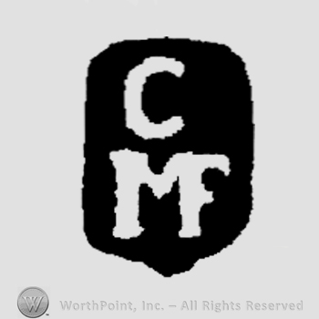 An uppercase C above the initials M F combined inside a shield