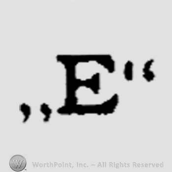 An uppercase E