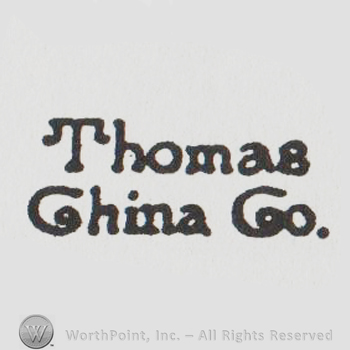 the text THOMAS CHINA CO with the initials in uppercase