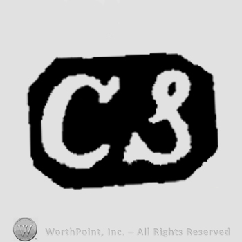 The initials C S inside an octagon