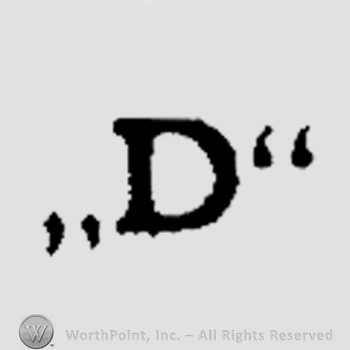 An uppercase D