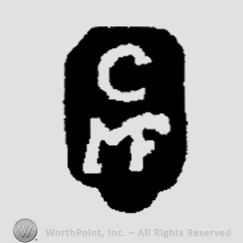 The initials C M F inside a frame