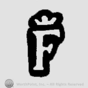 An uppercase F with a crown above
