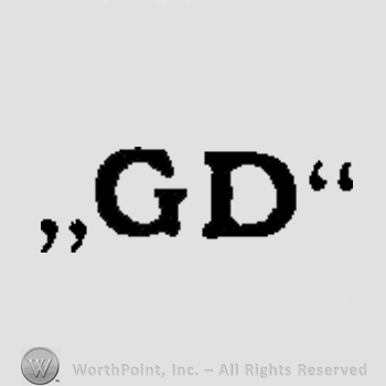 The initials G D