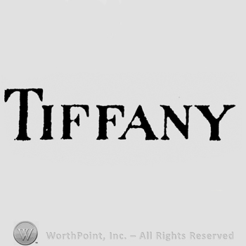 bold capital letters TIFFANY