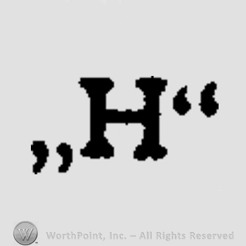An uppercase H