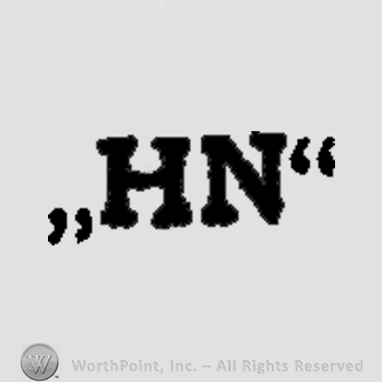 The initials H N