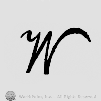bold stylish initial W