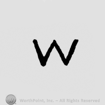 bold stylish initial W