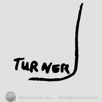 capital letters TURNER inside a turned L