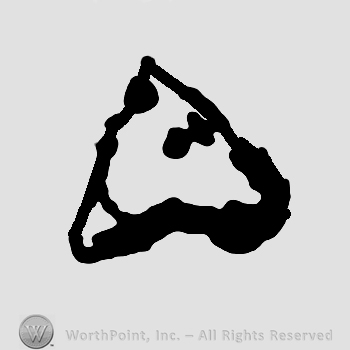 A stone or a rock;triangle shape.