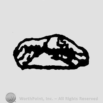 A shape similar to a rock.