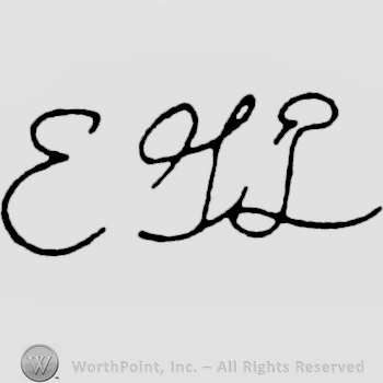 stylish initials EJL