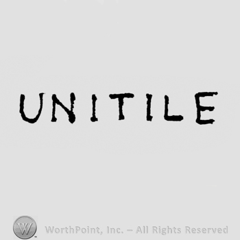 capital letters UNTITLE