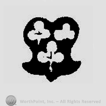 Three shapes similar to three flowers.