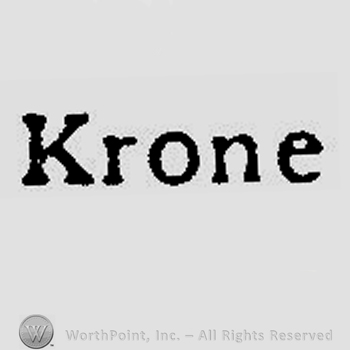 Word KRONE.