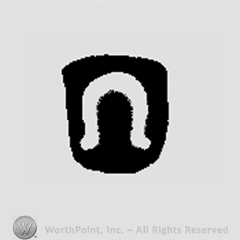 Shape similar with letter N handwritten.