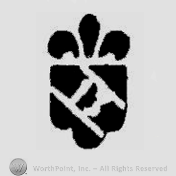 Shape similar with a shield;number 13 and two stripes inside.