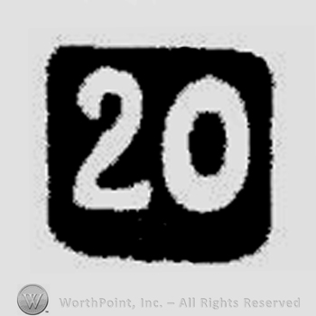 Number 20 inside a rectangle.