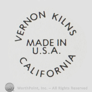 round logo with "vernon klins california made in usa"
