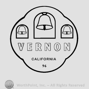 logo with three bells inside and VERNON CALIFORNIA