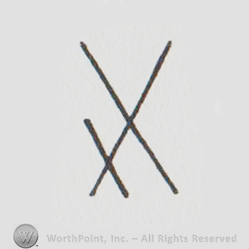 two lines crossed with another