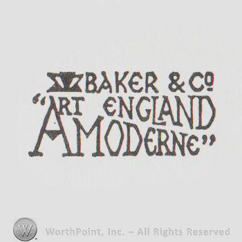 baker & co art england moderne