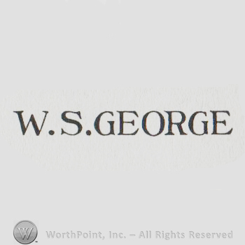 the text W.S. GEORGE in uppercase letters