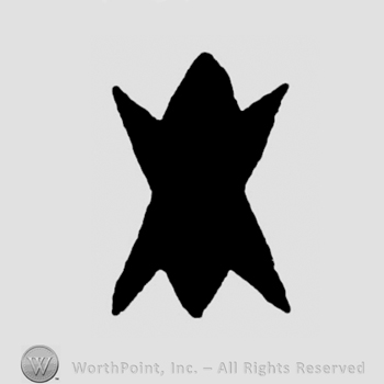 Two arrowheads overlapping