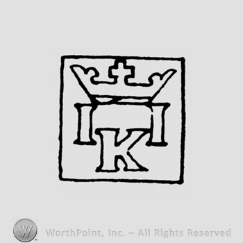 A crown above an uppercase K inside a square