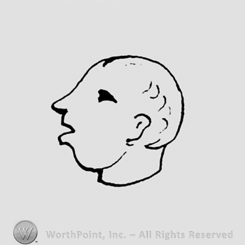 The profile of a human hace