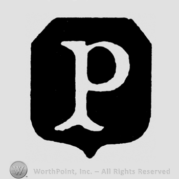 An uppercase P on a shield