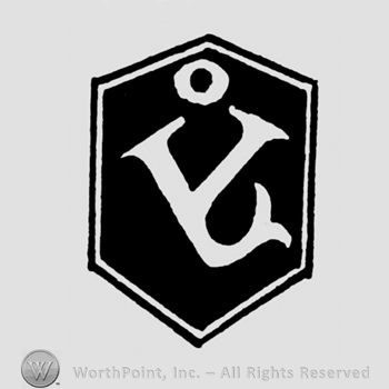 A shield in a hexagon shape with an O and an Y