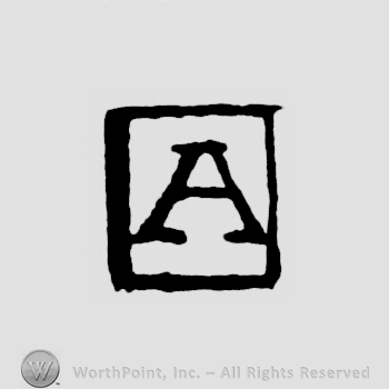 An uppercase A inside a square