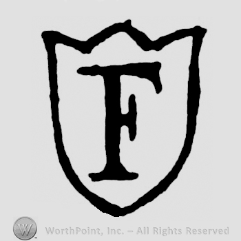 A shield with an uppercase F