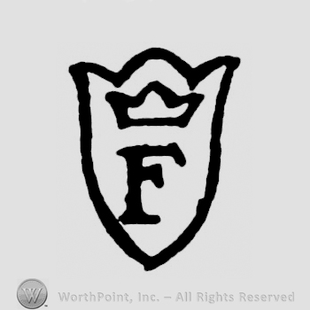 A shield with an F and a crown