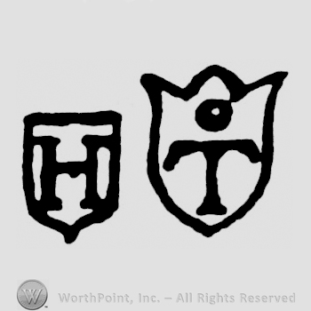 A shield with a T and a shield with an H