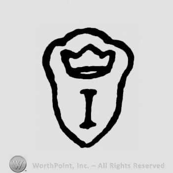 A shield with a crown and an I