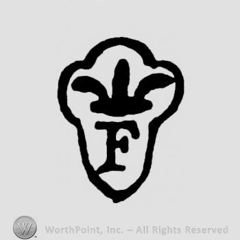 A shield with a crown and an F