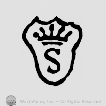 A shield with a crown and an S
