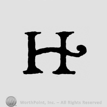 An uppercase H with a decoration