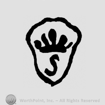 A shield with a crown and an S